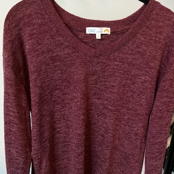C&c‎ California Women’s Maroon Top Size Small - Picture 2 of 4